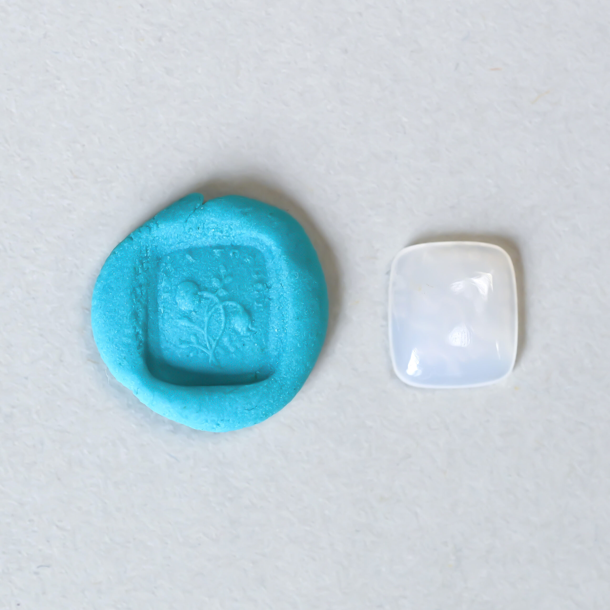 Victorian carved white intaglio wax seal, c.1840s - 1860s - Image 4